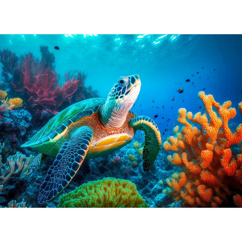 5D Diamond Painting – Schildkröte