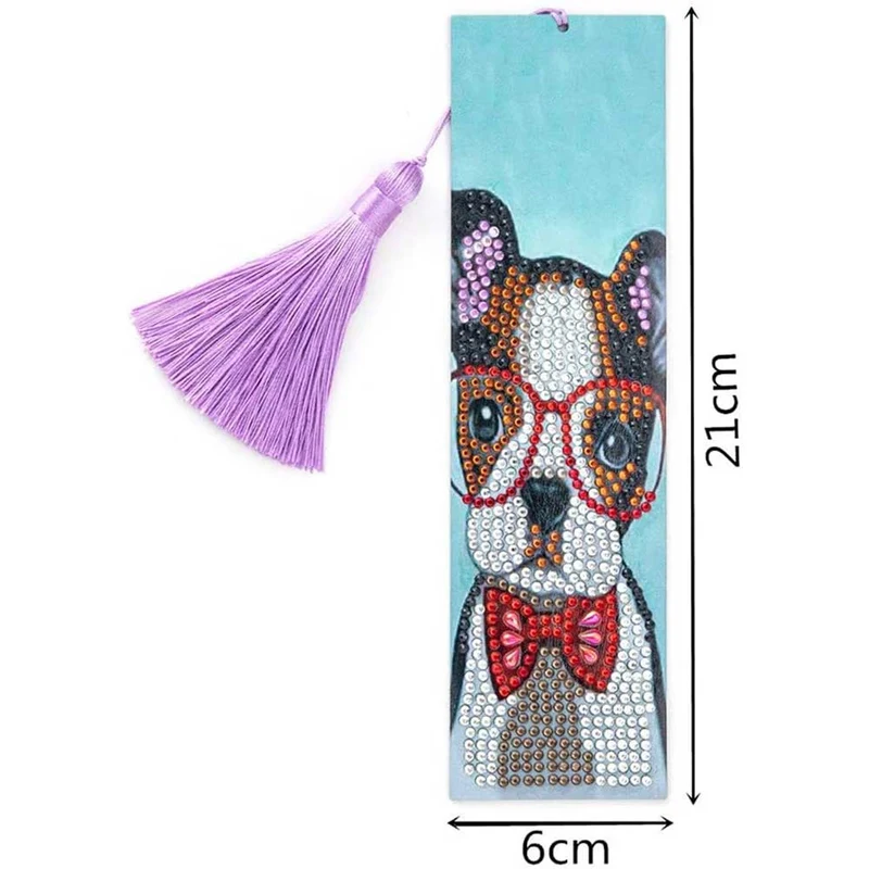 Diamond Painting Lesezeichen Hund