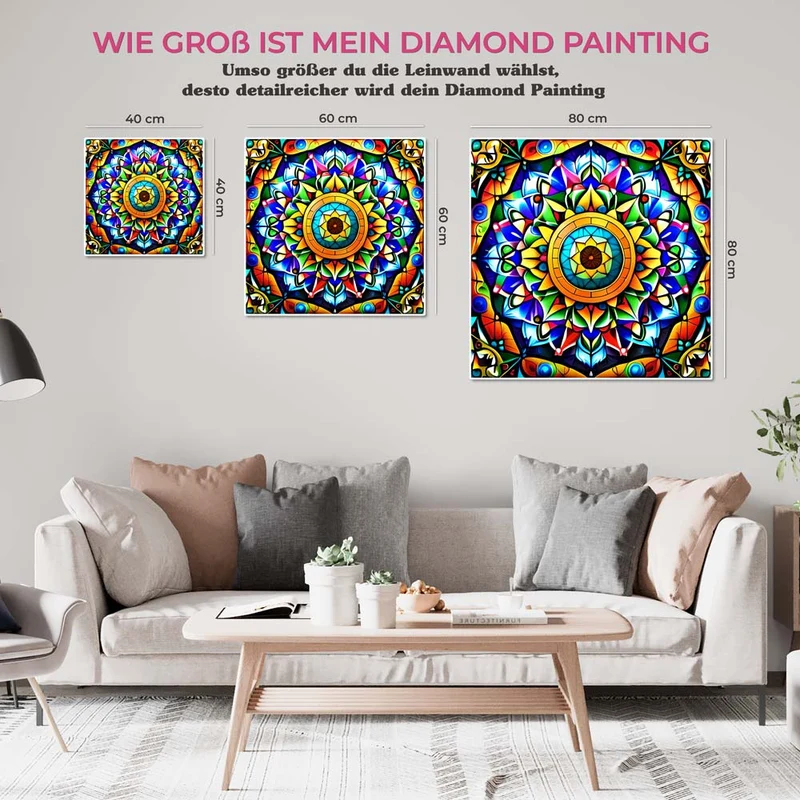5D Diamond Painting – Mandala