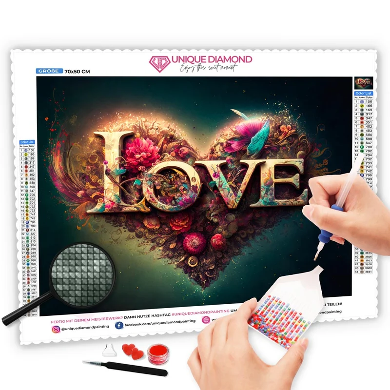 5D Diamond Painting – Love