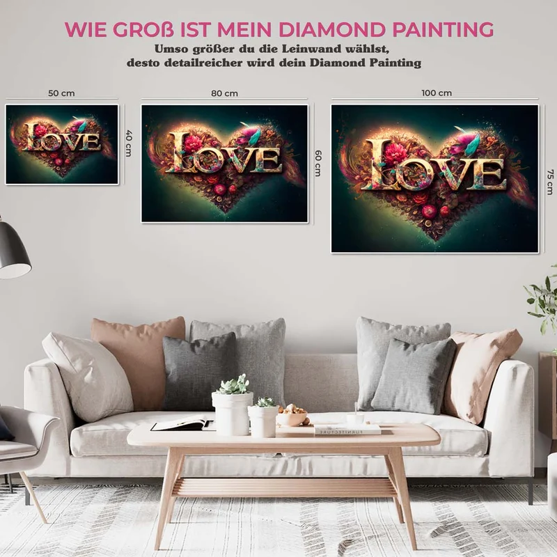 5D Diamond Painting – Love