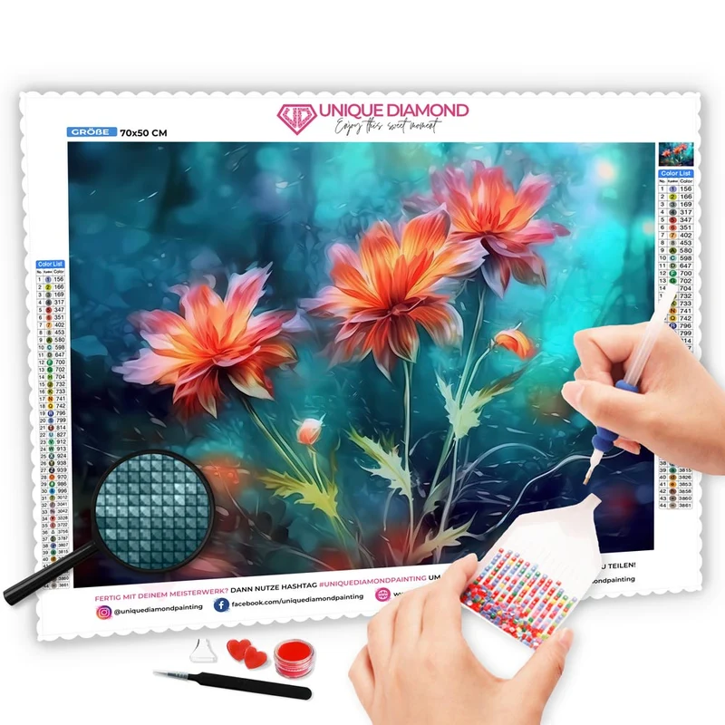 5D Diamond Painting – Blumen