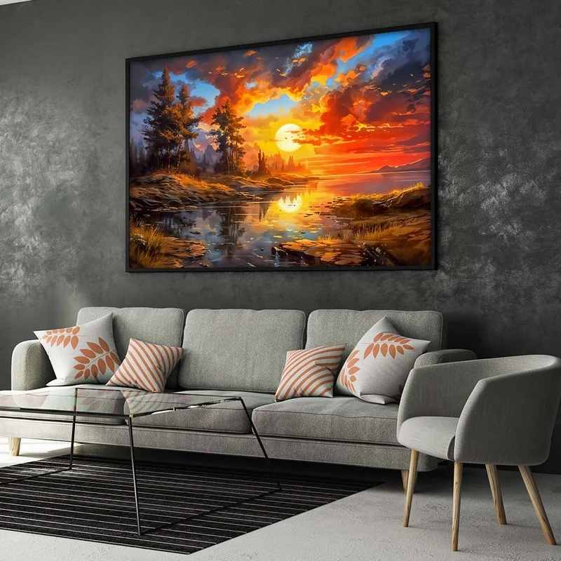 5D Diamant Painting – Sonnenuntergang