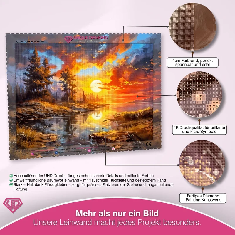 5D Diamant Painting – Sonnenuntergang