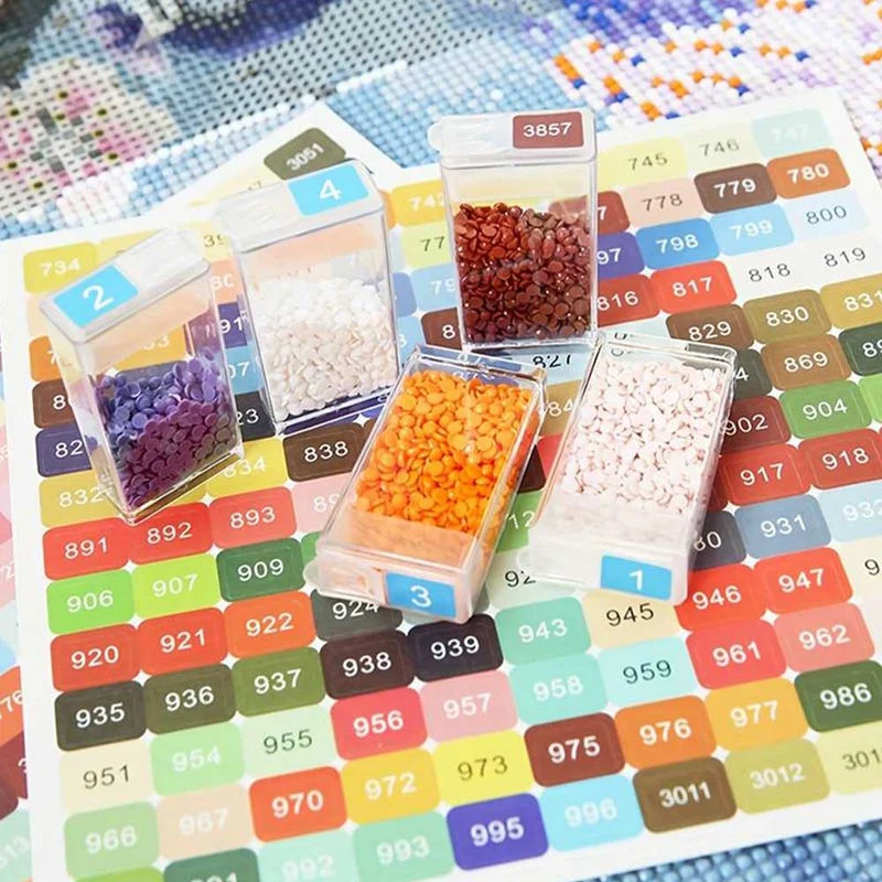 Diamond Painting 572 Quadratische DMC Etiketten