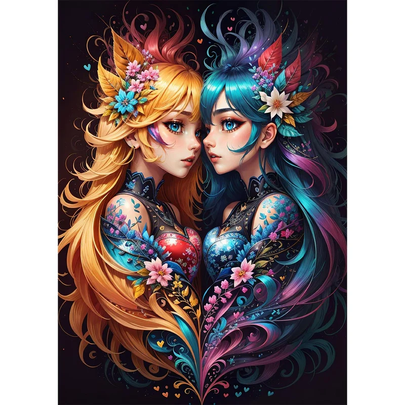 5D Diamond Painting – Zwillinge