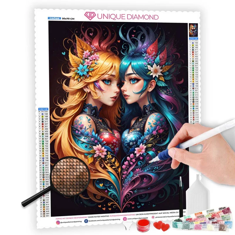5D Diamond Painting – Zwillinge