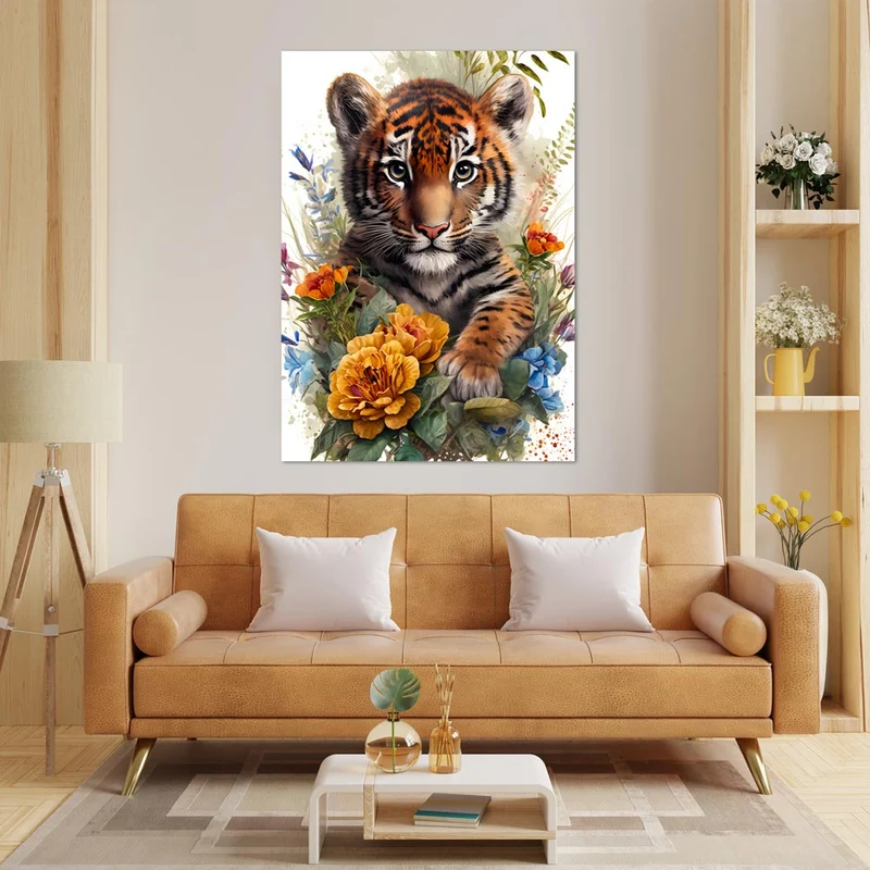 5D Diamond Painting – Baby Tiger