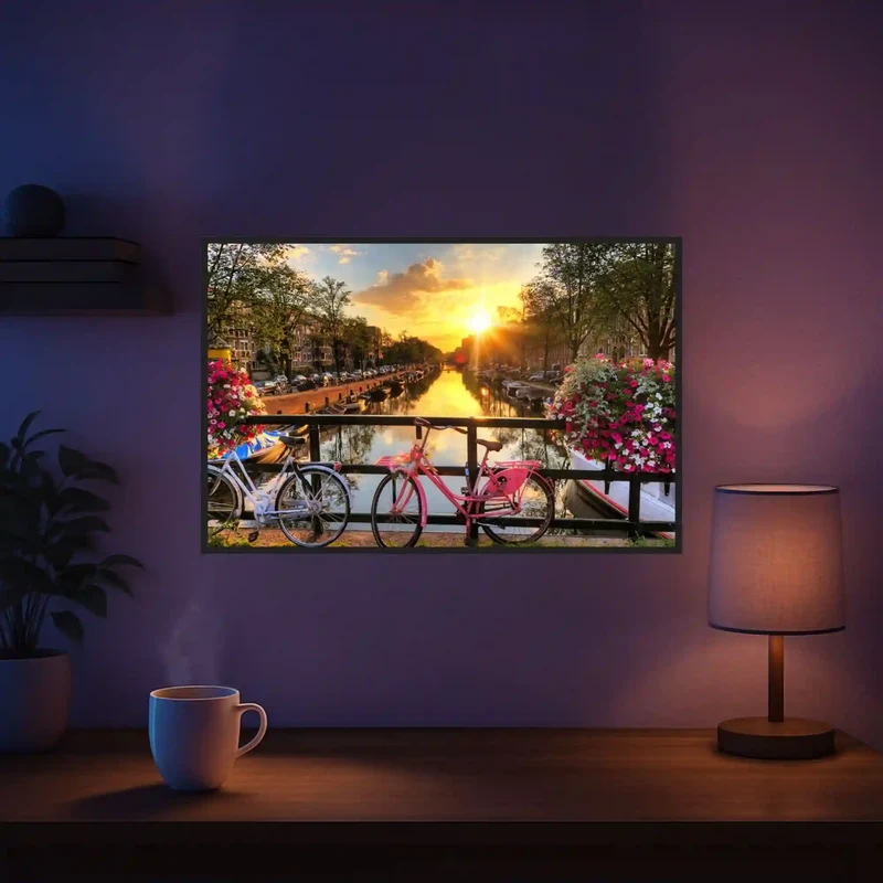 Diamond Painting - Sonnenuntergang in Amsterdam