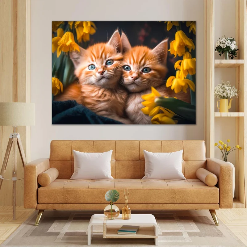 5D Diamond Painting – Baby Katzen