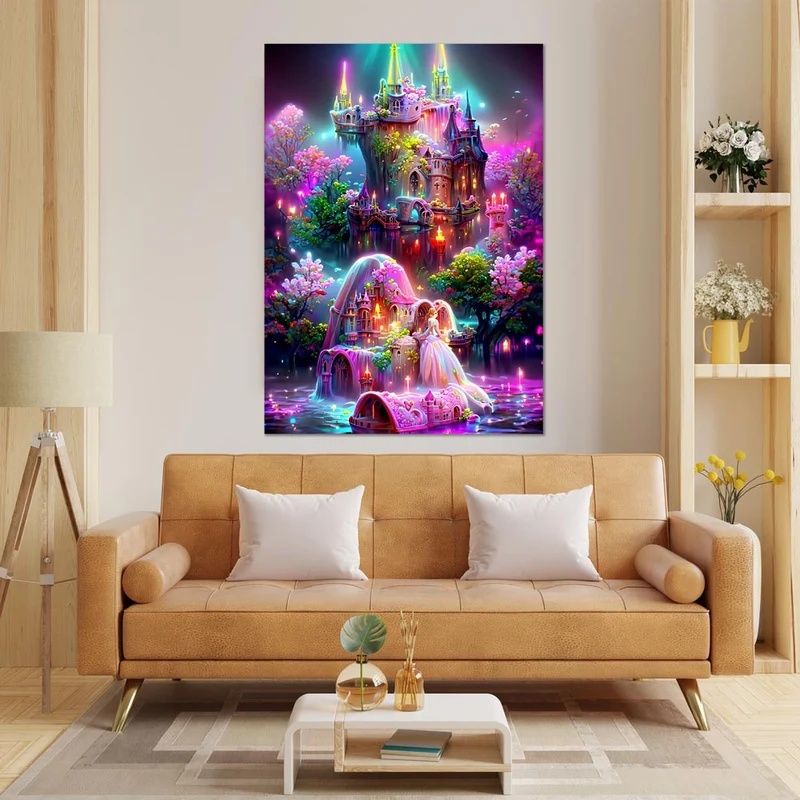 5D Diamond Painting – Magischer Schloss