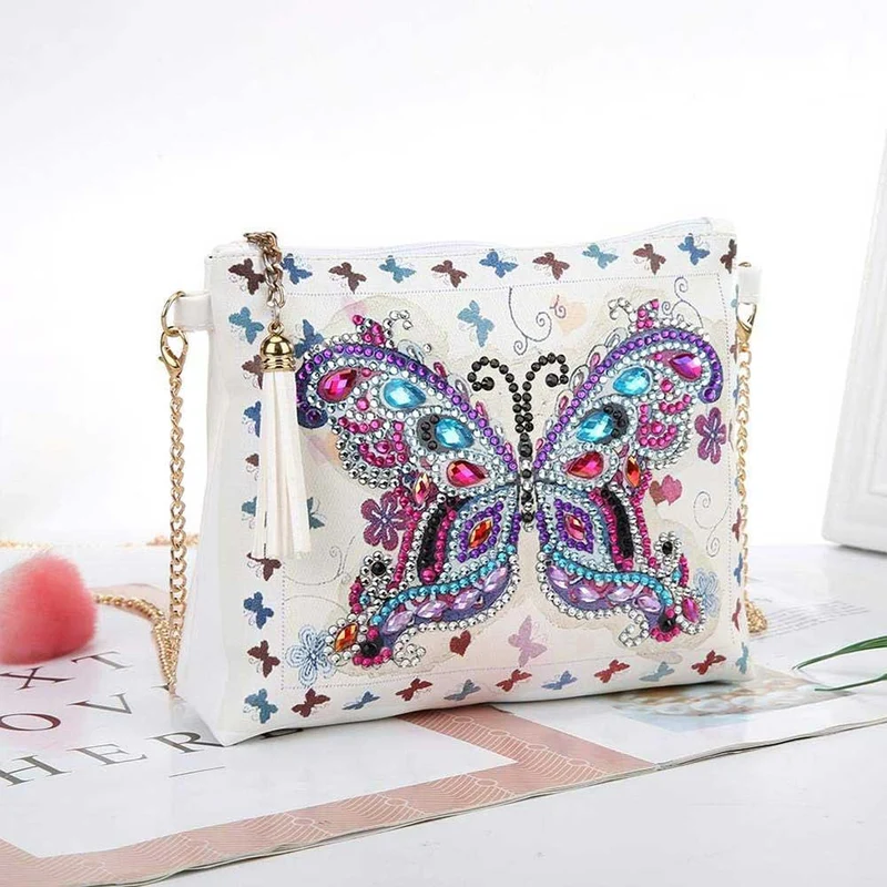 Diamond Painting Tasche Schmetterling