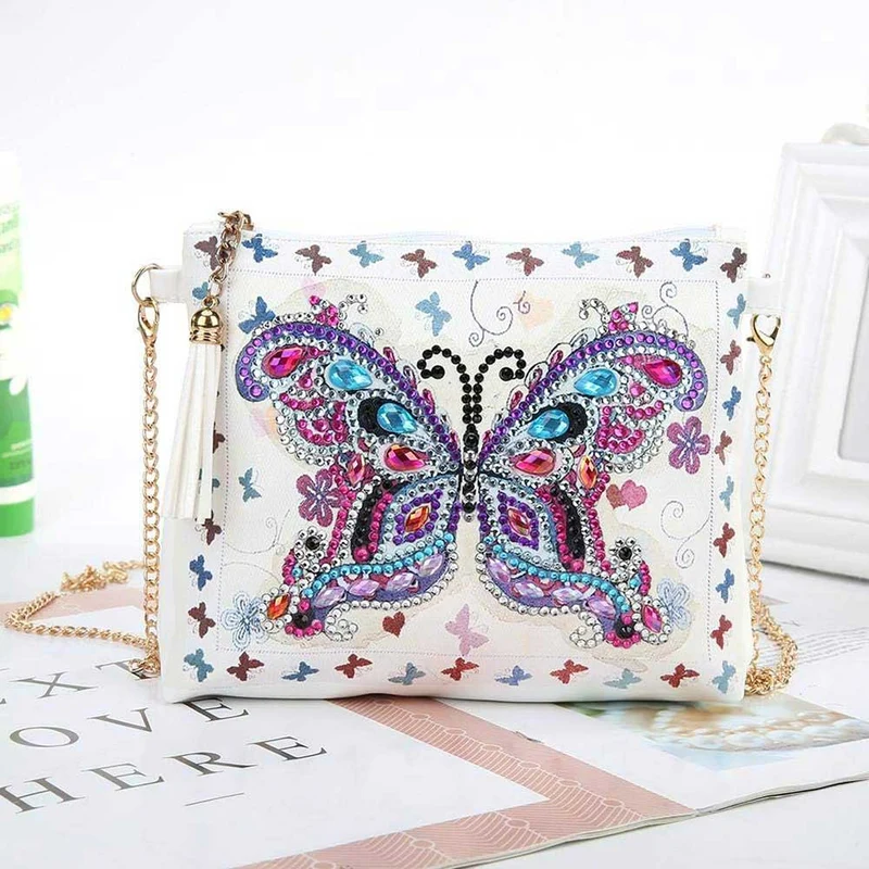 Diamond Painting Tasche Schmetterling