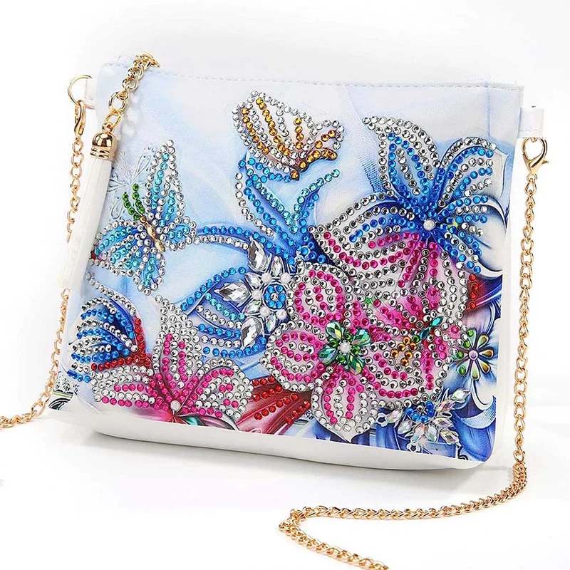 Diamond Painting Tasche Blumen