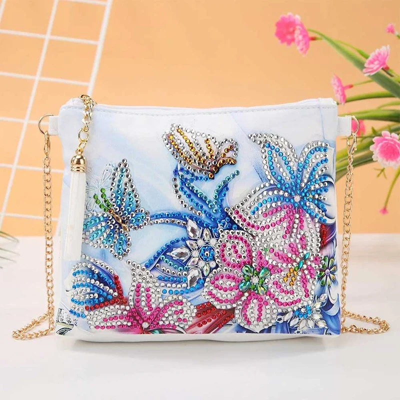 Diamond Painting Tasche Blumen