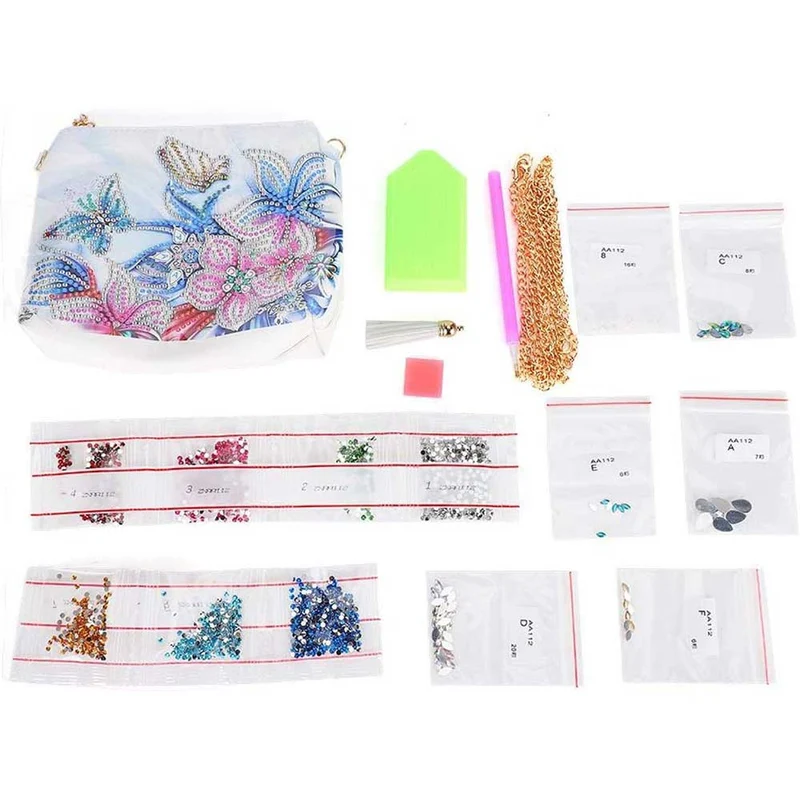 Diamond Painting Tasche Blumen