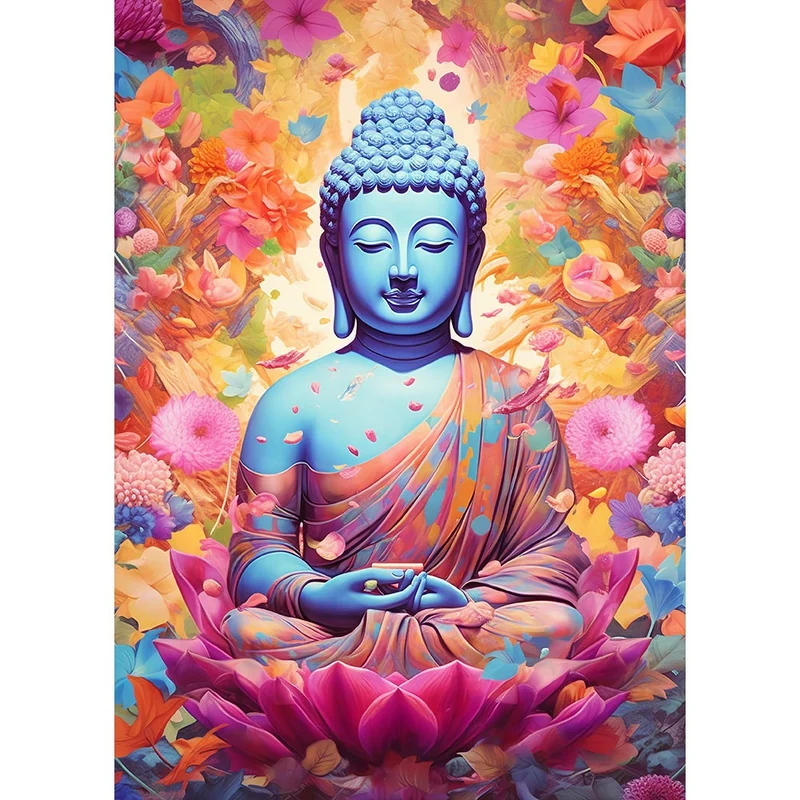 5D Diamond Painting – Lotus Buddha