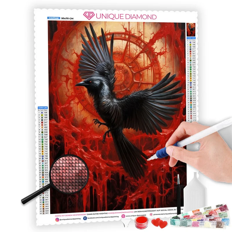 5D Diamond Painting – Gothic Rabe
