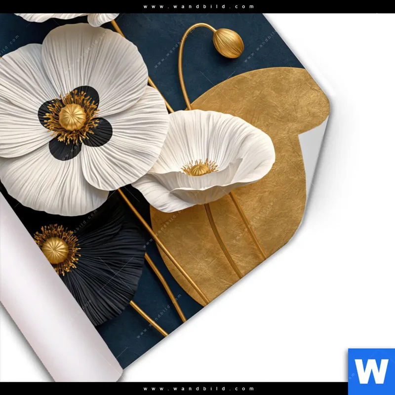 Poster | Golden Poppies | Quadrat