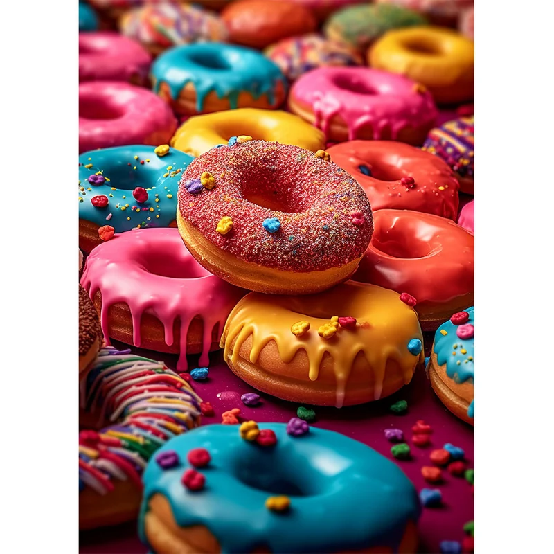 5D Diamond Painting – Süße Donuts