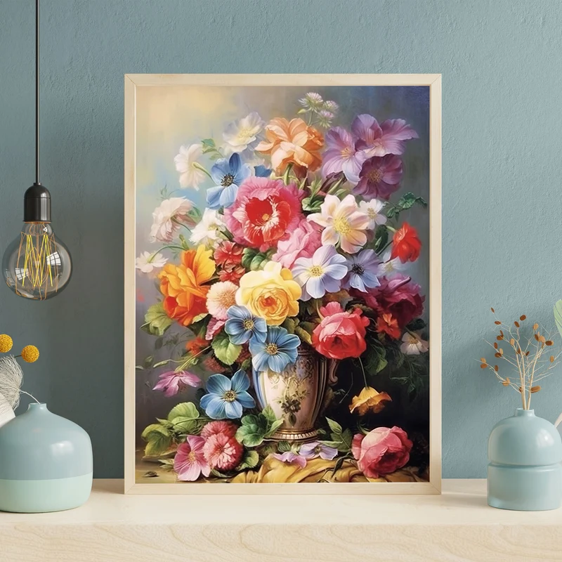 5D Diamond Painting – Malerischer Strauß