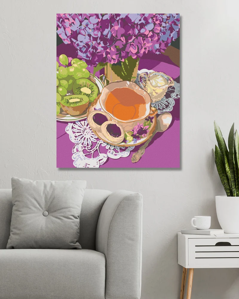 Diamond painting - NACHMITTAGSTEE (MARDELL SCHUSTER)