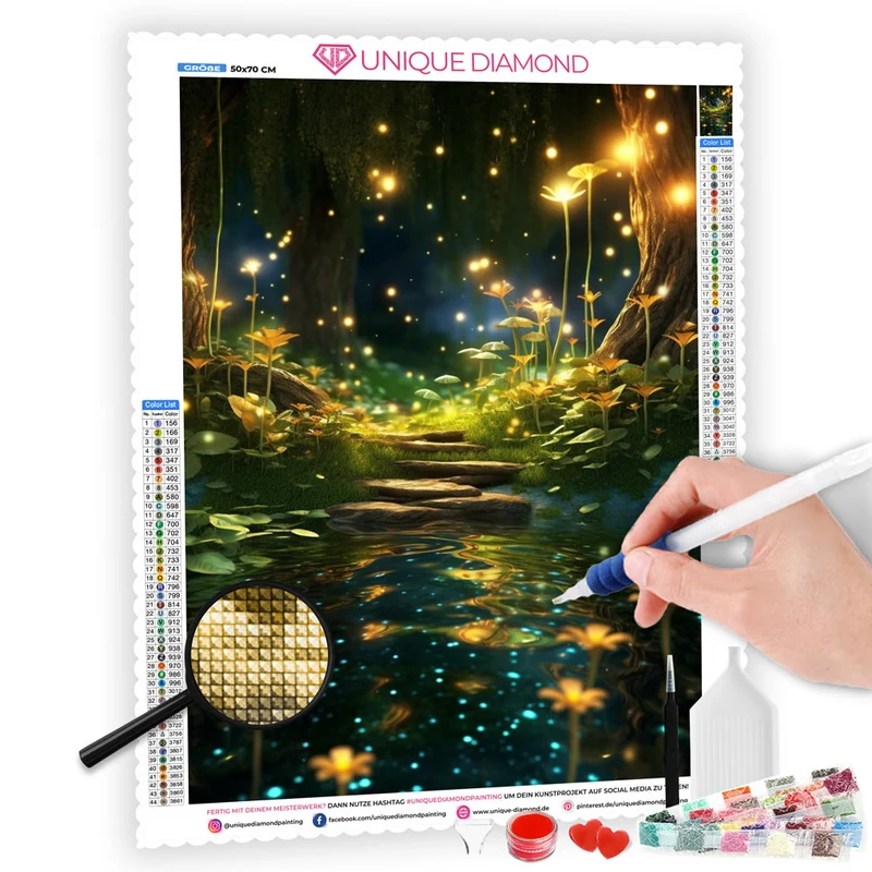 5D Diamond Painting – Glühwürmchentanz