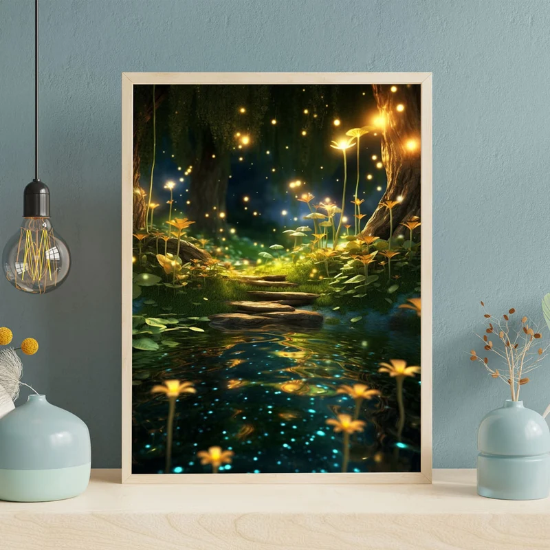 5D Diamond Painting – Glühwürmchentanz
