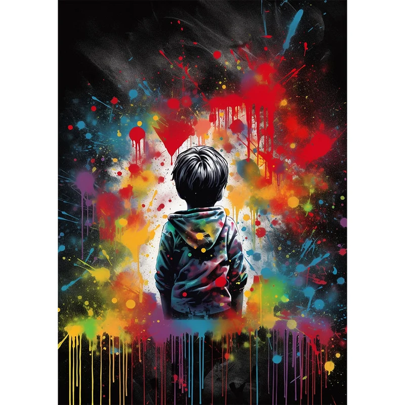 5D Diamond Painting – Lonely Little Boy