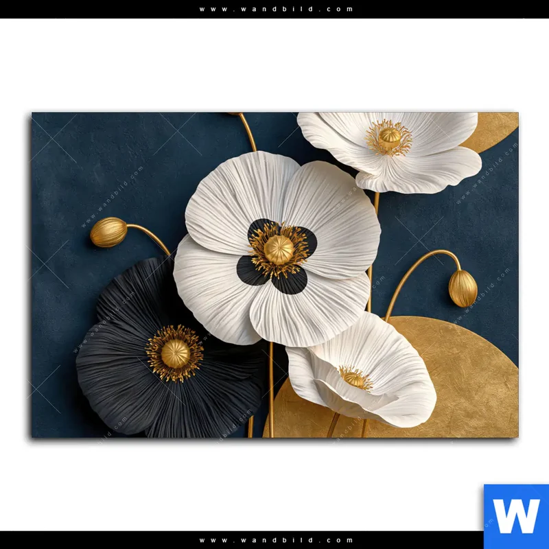 Leinwandbild | Golden Poppies | Querformat