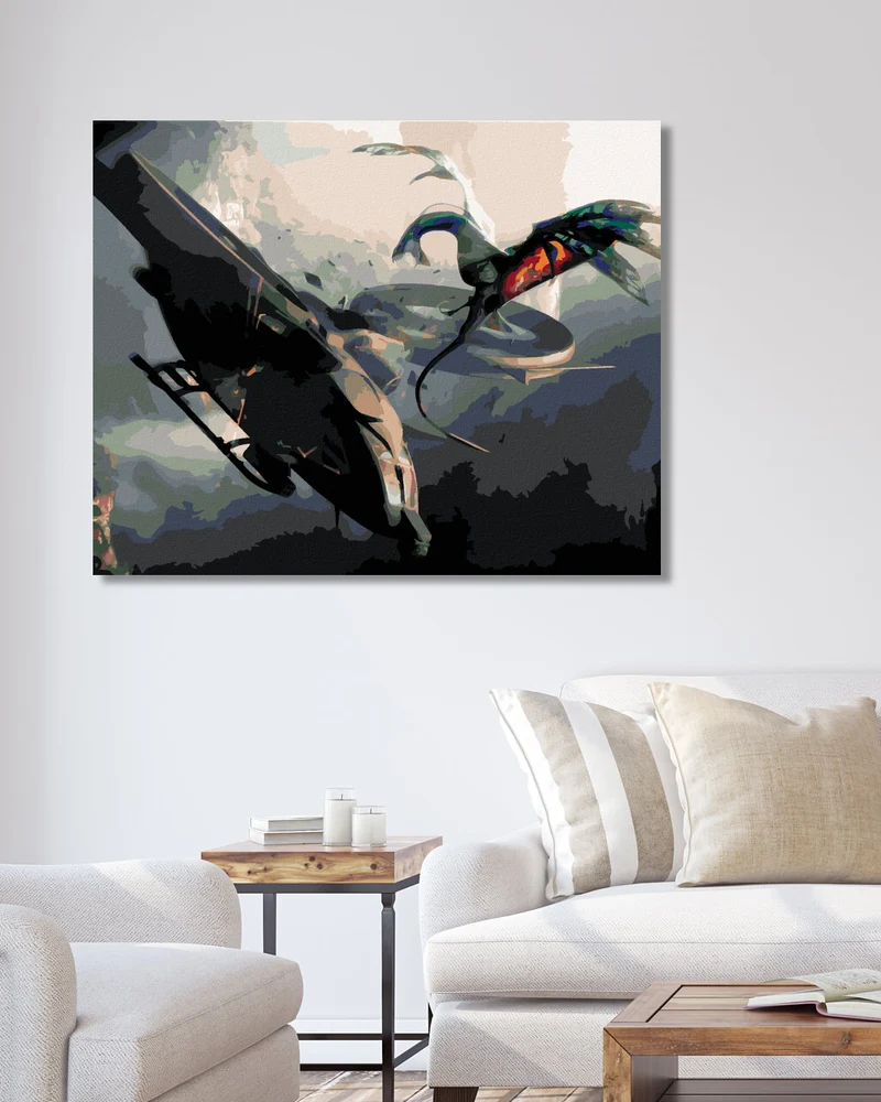 Diamond painting - BOB GEGEN HUBSCHRAUBER (Avatar)