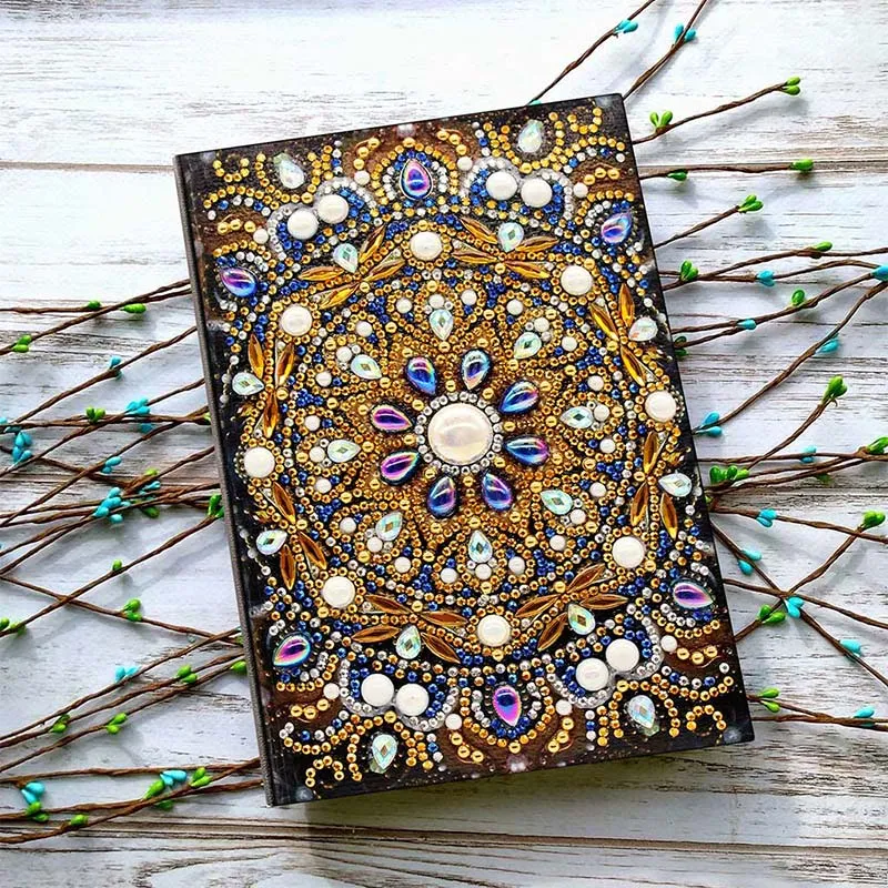Diamond Painting Notizbuch Mandala