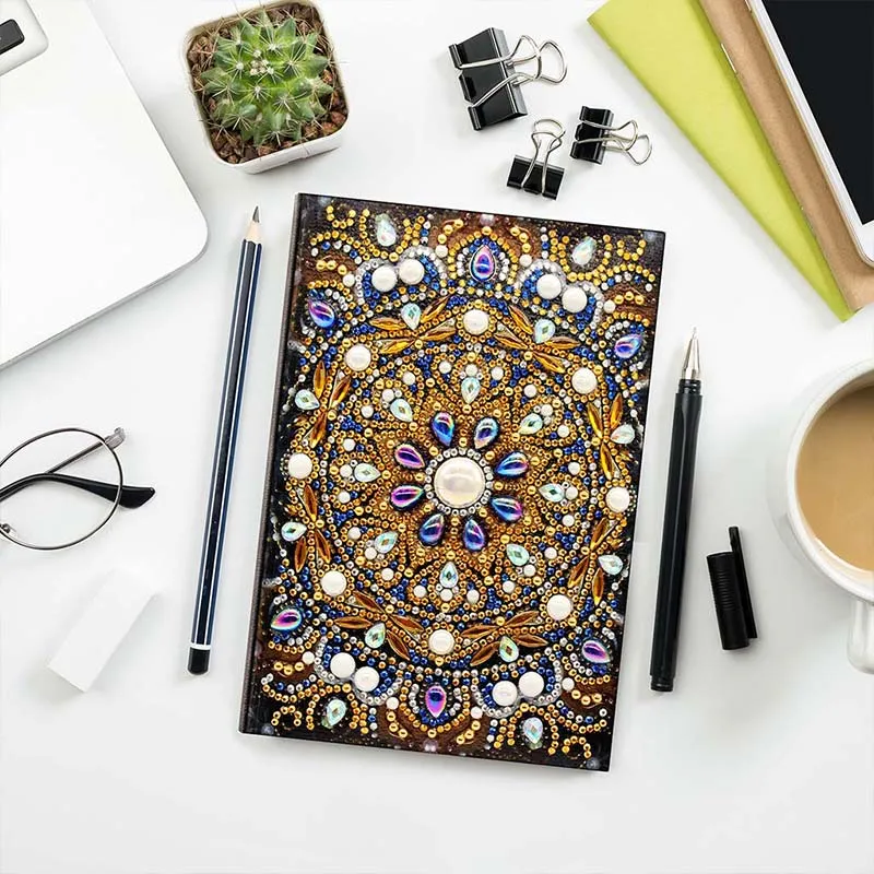 Diamond Painting Notizbuch Mandala