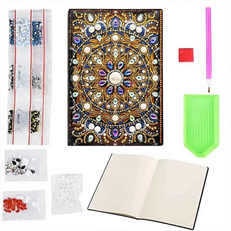 Diamond Painting Notizbuch Mandala