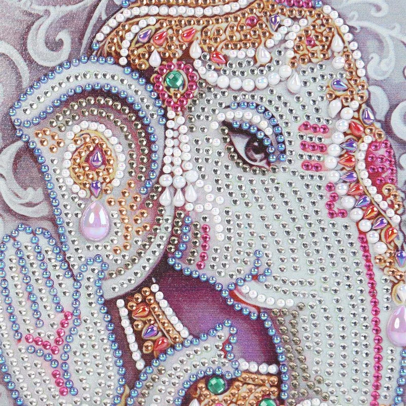 5D Diamond Painting Notizbuch Elefantengott Ganesha