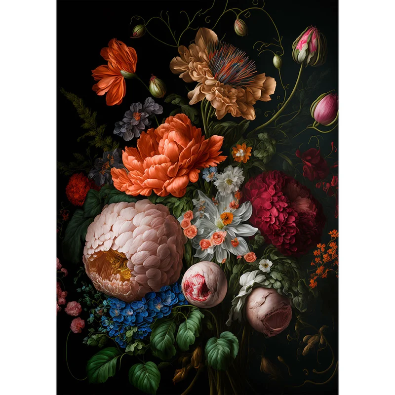 5D Diamond Painting – Bunter Blumenstrauß