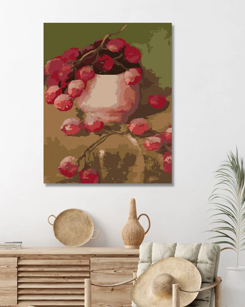 Diamond painting - WEINTRAUBEN IN EINER SCHALE