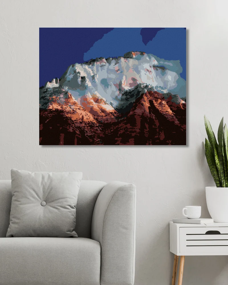 Diamond painting - BERGGIPFEL (DENNIS FRATES)