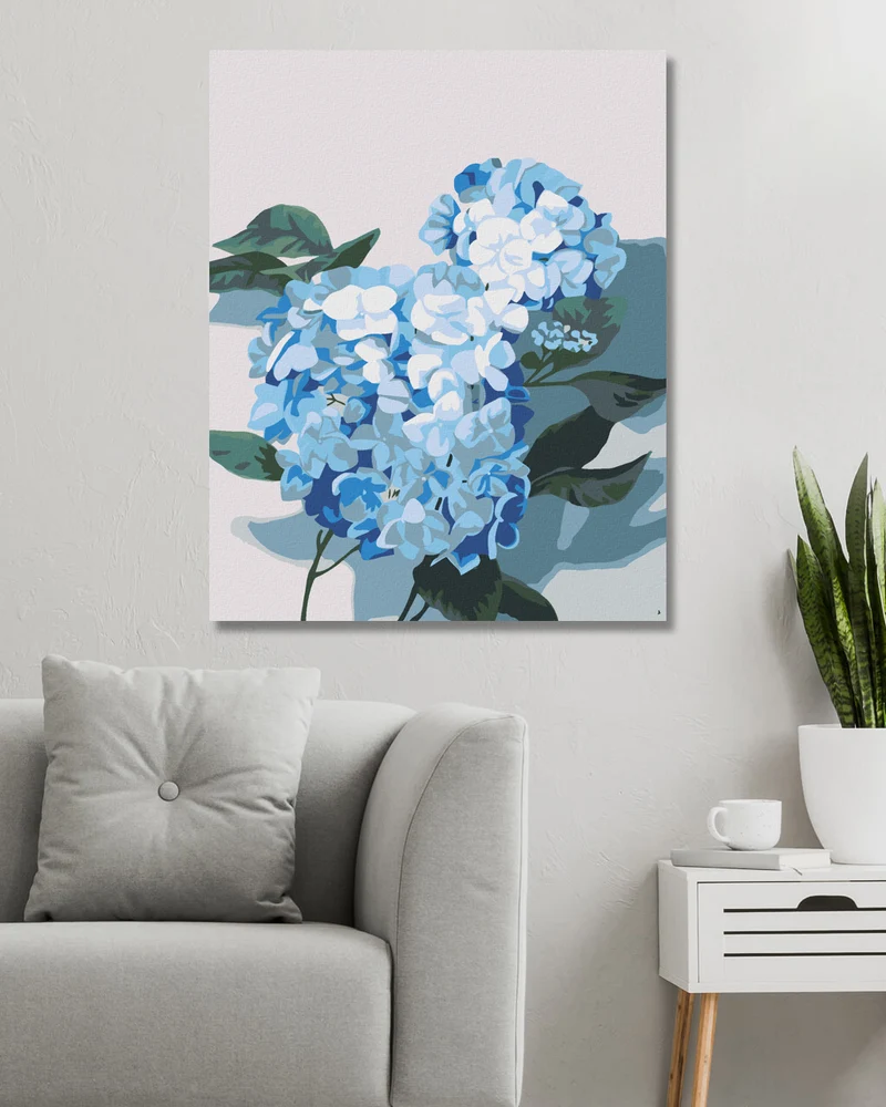 Diamond painting - HORTENSIE 2 (MYROSLAVA VOLOSCHUK)