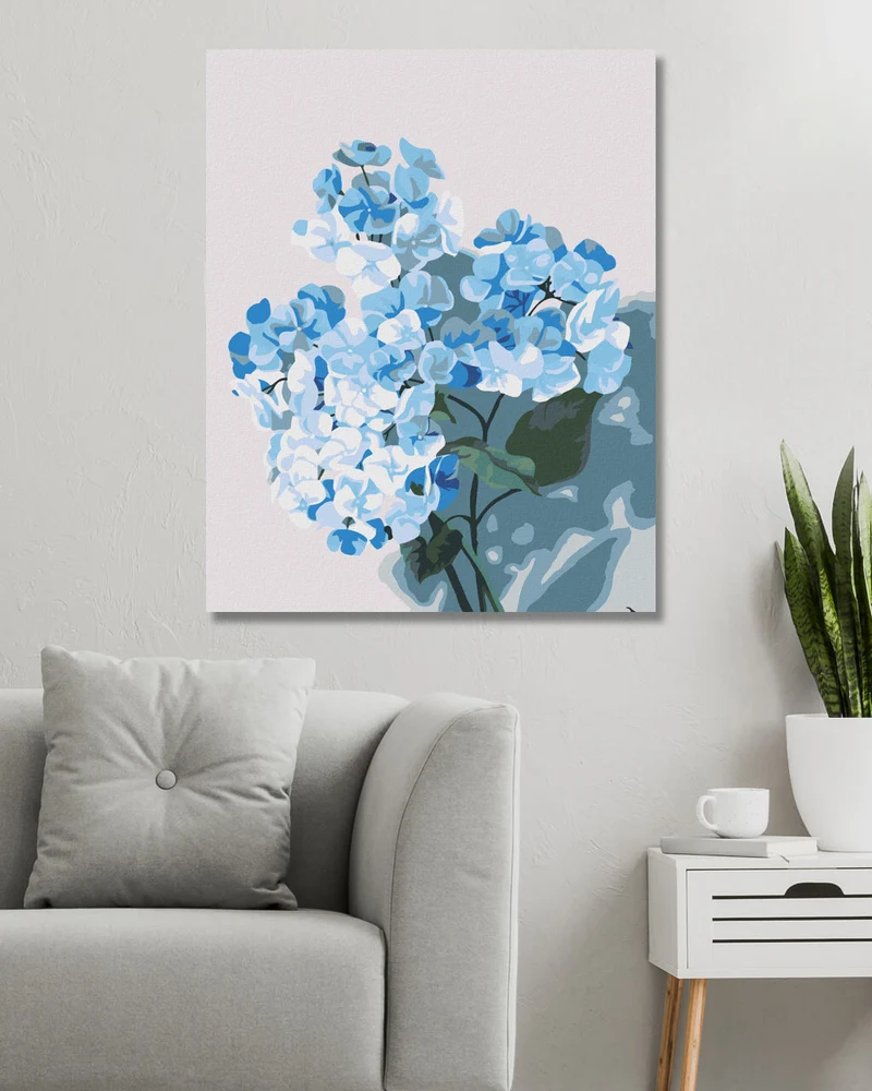 Diamond painting - HORTENSIE 1 (MYROSLAVA VOLOSCHUK)