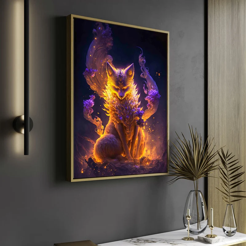 5D Diamond Painting – Goldener Fuchs