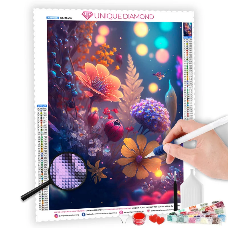5D Diamond Painting – Blumen
