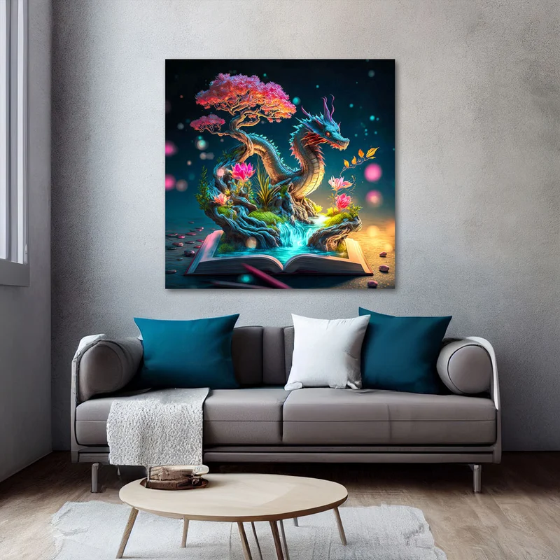 5D Diamond Painting – Magic Dragon Book