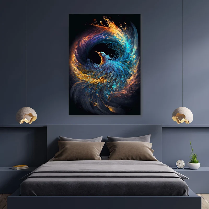 5D Diamond Painting – Phoenix Tanz