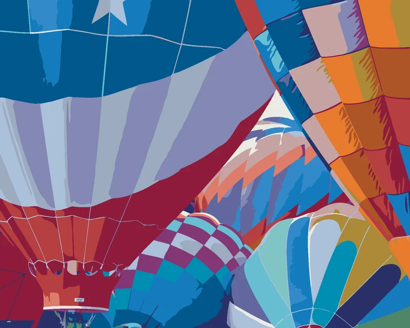 Diamond painting - HEISSLUFTBALLON (DENNIS FRATES)