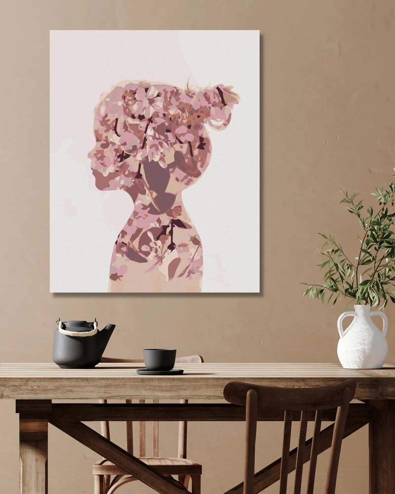Diamond painting - MÄDCHEN AUS BLUMEN