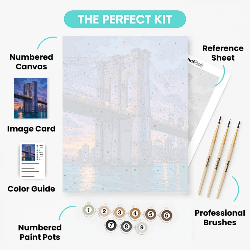 Gothic Towers at Dusk - Paint by Numbers Kit