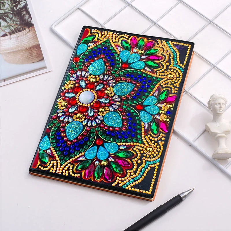 Diamond Painting Notizbuch Blume