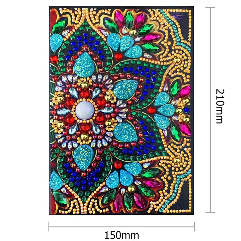 Diamond Painting Notizbuch Blume
