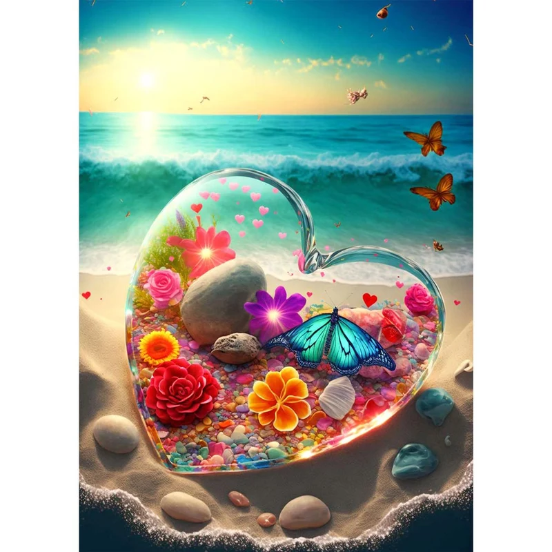 5D Diamond Painting – Magic Heart